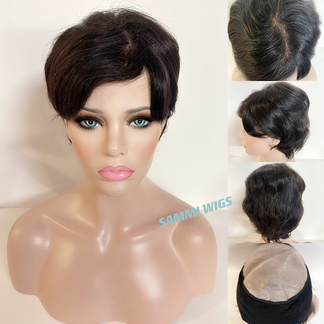 Short 100 2025 human hair wigs